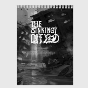 Скетчбук с принтом The Sinking City , 100% бумага
 | 48 листов, плотность листов — 100 г/м2, плотность картонной обложки — 250 г/м2. Листы скреплены сверху удобной пружинной спиралью | Тематика изображения на принте: 2019 | frogwares | game | logo | sinking | the sinking city | wallpeper | игра | ктулху | лавкрафт | тонущий город