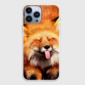 Чехол для iPhone 13 Pro Max с принтом Лиса с языком ,  |  | ahegao | axerao | fox | аниме | девушке | женщине | животные | картинка | лис | лиса | лисенок | лисий хвост | лисичка | мужчине | парню | подарок | прикольная | пушистая | рыжая | с языком | смешная | хищник | язык