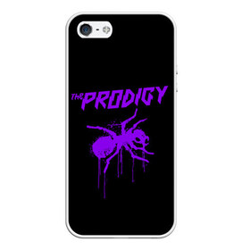 Чехол для iPhone 5/5S матовый с принтом The Prodigy , Силикон | Область печати: задняя сторона чехла, без боковых панелей | 90 е | the prodigy | кит флинт | музыка | муравей | панк | рок | техно | электро