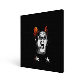 Холст квадратный с принтом The Prodigy , 100% ПВХ |  | 90 е | the prodigy | кит флинт | музыка | панк | рок | техно | электро