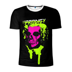 Мужская футболка 3D спортивная с принтом The Prodigy , 100% полиэстер с улучшенными характеристиками | приталенный силуэт, круглая горловина, широкие плечи, сужается к линии бедра | 90 е | the prodigy | кит флинт | музыка | панк | рок | техно | череп | электро