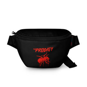 Поясная сумка 3D с принтом The Prodigy , 100% полиэстер | плотная ткань, ремень с регулируемой длиной, внутри несколько карманов для мелочей, основное отделение и карман с обратной стороны сумки застегиваются на молнию | 90 е | the prodigy | кит флинт | музыка | муравей | панк | рок | техно | электро