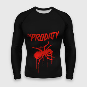 Мужской рашгард 3D с принтом The Prodigy ,  |  | 90 е | the prodigy | кит флинт | музыка | муравей | панк | рок | техно | электро