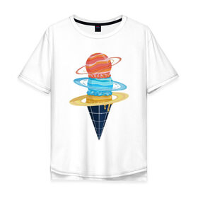 Мужская футболка хлопок Oversize с принтом Space Ice Cream , 100% хлопок | свободный крой, круглый ворот, “спинка” длиннее передней части | earth | express | futurama | galaxy | ice cream | moon | nasa | planet | space | star | world | астронавт | вселенная | гагарин | галактика | еда | звезда | звезды | земля | космонавт | космос | луна | мир | мороженое | н | наса | небо | планета