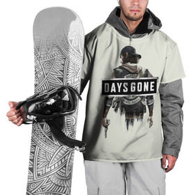 Накидка на куртку 3D с принтом Days Gone Poster , 100% полиэстер |  | Тематика изображения на принте: 2019 | days gone | game | poster | ps4 | zombie | жизнь после | зомби | игра