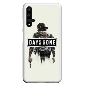 Чехол для Honor 20 с принтом Days Gone Poster , Силикон | Область печати: задняя сторона чехла, без боковых панелей | 2019 | days gone | game | poster | ps4 | zombie | жизнь после | зомби | игра