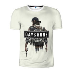 Мужская футболка 3D спортивная с принтом Days Gone Poster , 100% полиэстер с улучшенными характеристиками | приталенный силуэт, круглая горловина, широкие плечи, сужается к линии бедра | 2019 | days gone | game | poster | ps4 | zombie | жизнь после | зомби | игра