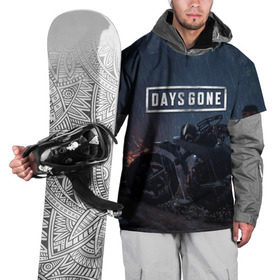 Накидка на куртку 3D с принтом Days Gone , 100% полиэстер |  | Тематика изображения на принте: 2019 | days gone | game | poster | ps4 | zombie | жизнь после | зомби | игра