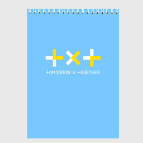 Скетчбук с принтом TOMORROW X TOGETHER TXT , 100% бумага
 | 48 листов, плотность листов — 100 г/м2, плотность картонной обложки — 250 г/м2. Листы скреплены сверху удобной пружинной спиралью | bts | k pop | kpop | tomorrow x together | txt | бтс | к поп | кей поп | корейский поп | кпоп | поп | тикст | томмороу их тогезер