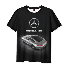 Мужская футболка 3D с принтом Mercedes V8 Biturbo AMG , 100% полиэфир | прямой крой, круглый вырез горловины, длина до линии бедер | Тематика изображения на принте: amg | cool | design | mercedes | mercedes benz | motorsport | power | prestige | race | silver | sport car | status | автоспорт | гонка | дизайн | круто | мерседес | мощь | престиж | серебряный | спорткар | статус