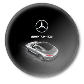 Значок с принтом Mercedes V8 Biturbo AMG ,  металл | круглая форма, металлическая застежка в виде булавки | amg | cool | design | mercedes | mercedes benz | motorsport | power | prestige | race | silver | sport car | status | автоспорт | гонка | дизайн | круто | мерседес | мощь | престиж | серебряный | спорткар | статус