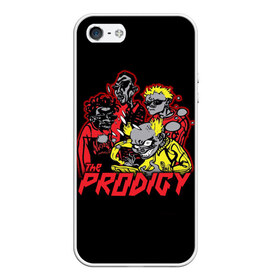 Чехол для iPhone 5/5S матовый с принтом The Prodigy , Силикон | Область печати: задняя сторона чехла, без боковых панелей | prodigy | the | бигбит | брейкбит | дарование | кит флинт | максим реалити | продиджи | синтипанк | техно | чудо