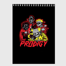 Скетчбук с принтом The Prodigy , 100% бумага
 | 48 листов, плотность листов — 100 г/м2, плотность картонной обложки — 250 г/м2. Листы скреплены сверху удобной пружинной спиралью | Тематика изображения на принте: prodigy | the | бигбит | брейкбит | дарование | кит флинт | максим реалити | продиджи | синтипанк | техно | чудо