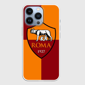 Чехол для iPhone 13 Pro с принтом Рома ,  |  | Тематика изображения на принте: as roma | giallorossi | lupi | roma | romanista | волки | жёлто красные | италия | рома | серия а | форма | футбол | футболист | футбольная | футбольный клуб