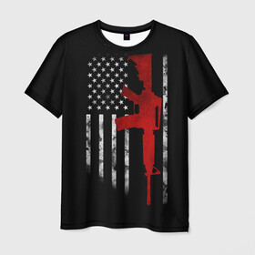 Мужская футболка 3D с принтом American Patriot , 100% полиэфир | прямой крой, круглый вырез горловины, длина до линии бедер | Тематика изображения на принте: america | canada | city | donald | fortnite | la | lil | los angeles | moskow | msc | new york | ny | peep | pubg | russia | supreme | trasher | trupm | usa | америка | канада | лос анджелес | нью йорк