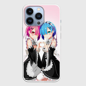 Чехол для iPhone 13 Pro с принтом Re:Zero. Рем и Рам ,  |  | re zero | re:zero. жизнь с нуля в альтернативном мире | re:zero. жизнь с нуля в другом мире | rezero | аниме | манга | рем | рем и рам | эмилия