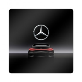 Магнит виниловый Квадрат с принтом Mercedes-Benz , полимерный материал с магнитным слоем | размер 9*9 см, закругленные углы | 