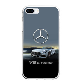 Чехол для iPhone 7Plus/8 Plus матовый с принтом V8 Biturbo , Силикон | Область печати: задняя сторона чехла, без боковых панелей | Тематика изображения на принте: amg | cool | design | mercedes | mercedes benz | motorsport | power | prestige | race | sport car | status | автоспорт | гонка | дизайн | круто | мерседес | мощь | престиж | спорткар | статус