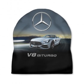 Шапка 3D с принтом V8 Biturbo , 100% полиэстер | универсальный размер, печать по всей поверхности изделия | amg | cool | design | mercedes | mercedes benz | motorsport | power | prestige | race | sport car | status | автоспорт | гонка | дизайн | круто | мерседес | мощь | престиж | спорткар | статус