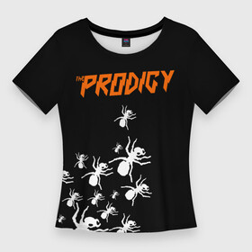 Женская футболка 3D Slim с принтом The Prodigy ,  |  | flint | keith | kit | prodigy | кит | продиджи | продижи | протиджи | флинт