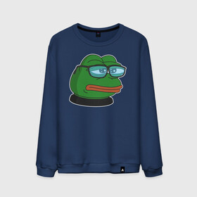 Мужской свитшот хлопок с принтом Pepe , 100% хлопок |  | bad | dab | frog | good | kek | make pepe great again | pepe | sad | sad frog | vote for pepe | кек | лягушка | мем | мемы | пепе | со смыслом | фрог