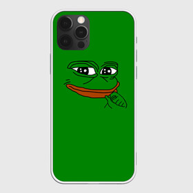 Чехол для iPhone 12 Pro с принтом Pepe , силикон | область печати: задняя сторона чехла, без боковых панелей | Тематика изображения на принте: bad | dab | frog | good | kek | make pepe great again | pepe | sad | sad frog | vote for pepe | кек | лягушка | мем | мемы | пепе | со смыслом | фрог