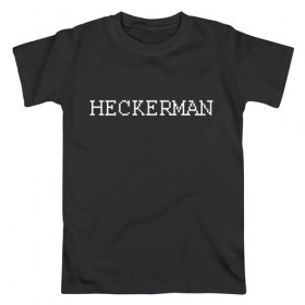 Мужская футболка хлопок с принтом Hackerman , 100% хлопок | прямой крой, круглый вырез горловины, длина до линии бедер, слегка спущенное плечо. | 