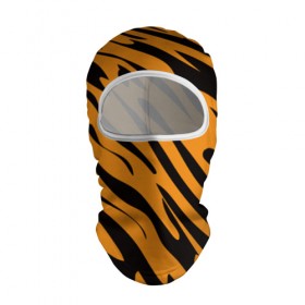 Балаклава 3D с принтом Тигр , 100% полиэстер, ткань с особыми свойствами — Activecool | плотность 150–180 г/м2; хорошо тянется, но при этом сохраняет форму. Закрывает шею, вокруг отверстия для глаз кайма. Единый размер | животное | зверь | кардашьян | ким | кот | лев | оранжевый | полосы | рыжий | тигр | черный