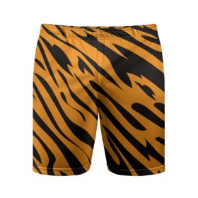 Мужские шорты 3D спортивные с принтом Тигр ,  |  | животное | зверь | кардашьян | ким | кот | лев | оранжевый | полосы | рыжий | тигр | черный