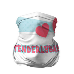 Бандана-труба 3D с принтом Tenderlybae , 100% полиэстер, ткань с особыми свойствами — Activecool | плотность 150‒180 г/м2; хорошо тянется, но сохраняет форму | tenderlybae | twitch | амина | бэйби | в маске | малышка | мирзоева | мэйби | нежная | стримерша | тендерлибае | тендерлибэй