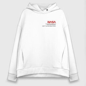 Женское худи Oversize хлопок с принтом NASA (staff uniform) , френч-терри — 70% хлопок, 30% полиэстер. Мягкий теплый начес внутри —100% хлопок | боковые карманы, эластичные манжеты и нижняя кромка, капюшон на магнитной кнопке | administration | aeronautics | apollo | gemini | national | skylab | space | аполлон | исследование | космическое | космос | наса | полёты | пространство | ракеты | союз | униформа