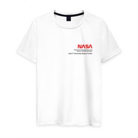Мужская футболка хлопок с принтом NASA (staff uniform) , 100% хлопок | прямой крой, круглый вырез горловины, длина до линии бедер, слегка спущенное плечо. | administration | aeronautics | apollo | gemini | national | skylab | space | аполлон | исследование | космическое | космос | наса | полёты | пространство | ракеты | союз | униформа