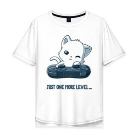 Мужская футболка хлопок Oversize с принтом Геймер , 100% хлопок | свободный крой, круглый ворот, “спинка” длиннее передней части | cs:go | dead by daylight | fortnite | gta | metro | minecraft | pubg | pubgreality | sally face | ведьмак | джойстик | зависимость | игроман | котёнок