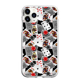 Чехол для iPhone 11 Pro Max матовый с принтом Игральные карты , Силикон |  | буны | вольты | графика | дамы | десятки | игра | игральные | иллюстрация | казино | картинка | карты | коллаж | короли | красные | крести | масть | мода | орнамент | пики | покер | разбросаны | рисунок