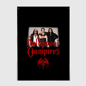 Постер с принтом Hollywood Vampires , 100% бумага
 | бумага, плотность 150 мг. Матовая, но за счет высокого коэффициента гладкости имеет небольшой блеск и дает на свету блики, но в отличии от глянцевой бумаги не покрыта лаком | 2019 | 2020 | aerosmith | альтернатива | голливудские вампиры | группа | дафф маккаган | джо перри | джонни депп | кантри | лого | металл | музыка | панк | поклонники | рок | тур в россии | фото | хард рок