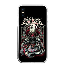 Чехол для iPhone XS Max матовый с принтом Chelsea Grin , Силикон | Область печати: задняя сторона чехла, без боковых панелей | chelsea grin | metal | группы | дэткор | метал | музыка | рок