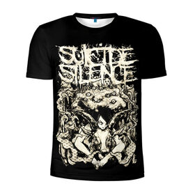 Мужская футболка 3D спортивная с принтом Suicide Silence , 100% полиэстер с улучшенными характеристиками | приталенный силуэт, круглая горловина, широкие плечи, сужается к линии бедра | metal | suicide silence | грув метал | группы | дэткор | метал | музыка | ню метал | рок