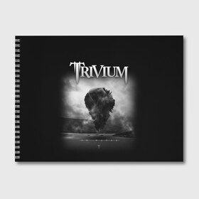 Альбом для рисования с принтом Trivium , 100% бумага
 | матовая бумага, плотность 200 мг. | Тематика изображения на принте: trivium | грув метал | группы | метал | музыка | рок | тривиум | трэш метал | хеви метал