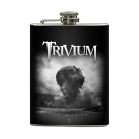 Фляга с принтом Trivium , металлический корпус | емкость 0,22 л, размер 125 х 94 мм. Виниловая наклейка запечатывается полностью | trivium | грув метал | группы | метал | музыка | рок | тривиум | трэш метал | хеви метал