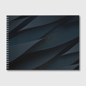 Альбом для рисования с принтом Алькантара , 100% бумага
 | матовая бумага, плотность 200 мг. | Тематика изображения на принте: abstract | abstraction | color | geometry | mirror | polygon | абстракция | геометрия | глубина | градиент | грани | карбон | линии | новинка | популярная | резина | синяя | сочетания | темная | трендовая | треугольники | тюнинг