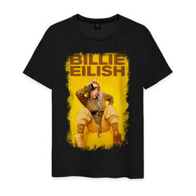 Мужская футболка хлопок с принтом Billie Eilish , 100% хлопок | прямой крой, круглый вырез горловины, длина до линии бедер, слегка спущенное плечо. | billie eilish | billie eilish bury | wheres my mind