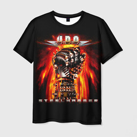 Мужская футболка 3D с принтом U.D.O. , 100% полиэфир | прямой крой, круглый вырез горловины, длина до линии бедер | heavy metal | metal | u.d.o. | udo | группы | метал | музыка | пауэр метал | рок | удо диркшнайдер | хэви метал