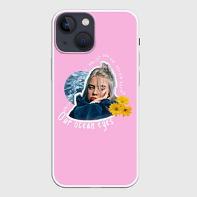 Чехол для iPhone 13 mini с принтом Our ocean eyes ,  |  | billie eilish | billie eilish ocean | lovely billie eilish | no fair | those ocean eyes | били алиш | били элиш | билли айлиш | билли эйлиш | глаза | как океан | океан твоих глаз