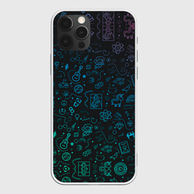 Чехол для iPhone 12 Pro Max с принтом Стикеры , Силикон |  | 2019 | 2020 | gradient | pattern | stickerbombing | градиент | детская | детям | калейдоскоп | комикс | наклейки | неон | ночь | паттерн | стикер | стикербомбинг | тату | татуировка | татуировки | темная