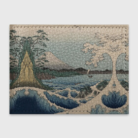 Обложка для студенческого билета с принтом Утагава Хиросигэ , натуральная кожа | Размер: 11*8 см; Печать на всей внешней стороне | big | арт | крупные арты | крупные принты | сумаcшедшие арты
