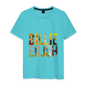 Мужская футболка хлопок с принтом Billie Eilish , 100% хлопок | прямой крой, круглый вырез горловины, длина до линии бедер, слегка спущенное плечо. | billie eilish | billie eilish bury