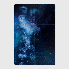 Магнитный плакат 2Х3 с принтом Синий космос , Полимерный материал с магнитным слоем | 6 деталей размером 9*9 см | big | арт | крупные арты | крупные принты | сумаcшедшие арты