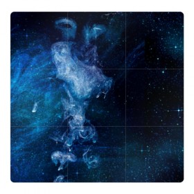 Магнитный плакат 3Х3 с принтом Синий космос , Полимерный материал с магнитным слоем | 9 деталей размером 9*9 см | big | арт | крупные арты | крупные принты | сумаcшедшие арты