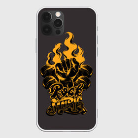 Чехол для iPhone 12 Pro Max с принтом Rock music , Силикон |  | Тематика изображения на принте: emblem | fashion | fire | fist | flame | hand | ill | languages | microphones | music | musical | rock | style | графика | иллюстрация | картинка | кулак | микрофоны | мода | музыка | музыкальный | надписи | огонь | пламя | рисунок | рок | рука