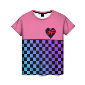 Женская футболка 3D с принтом Френдзона , 100% полиэфир ( синтетическое хлопкоподобное полотно) | прямой крой, круглый вырез горловины, длина до линии бедер | бойчик | группа | музыка | мультяшка | песни | подростки | поп панк | френдзона